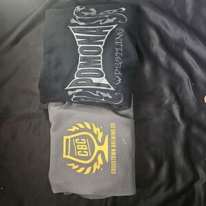 Barely Used Colorado brewery Hoodie And Bonus Boxing Hoodie